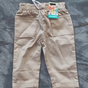 6-9M tan pants